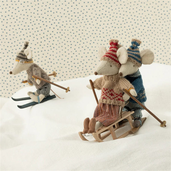 Doll Toys Maileg Sled Mouse