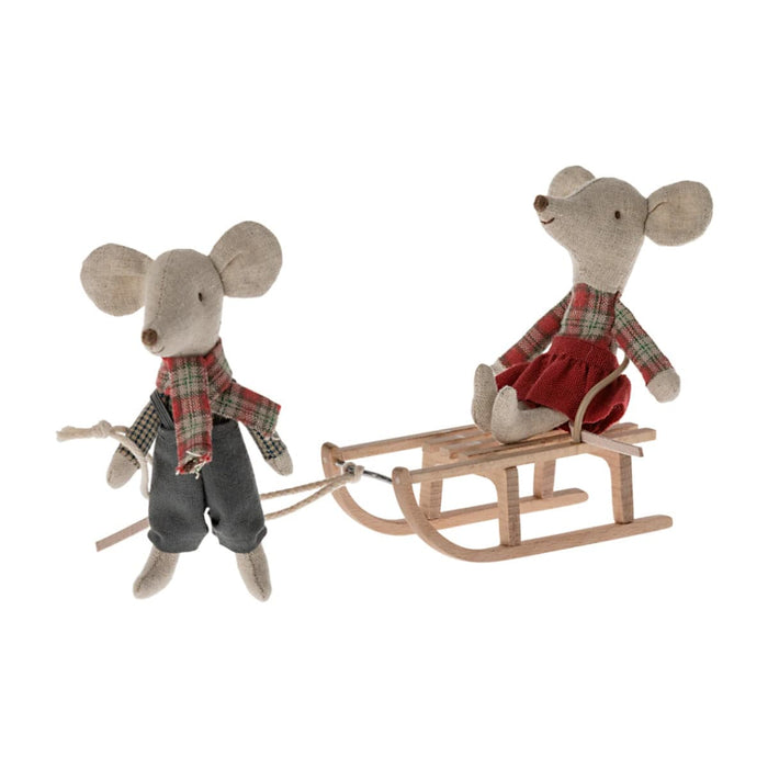 Doll Toys Maileg Sled Mouse