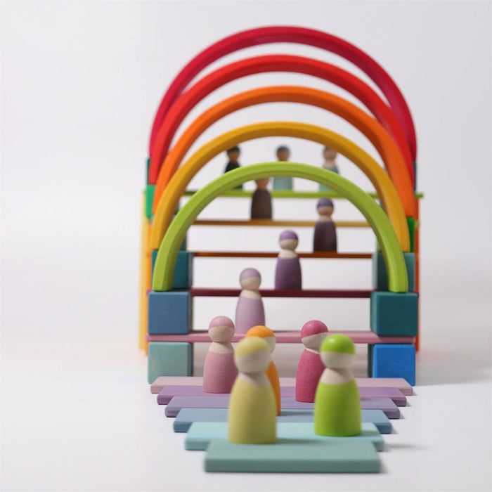 Stacking Toy Grimm’s Building Boards Pastel 4048565106672