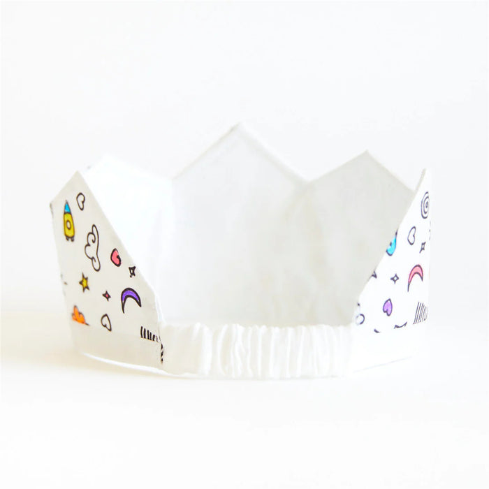 Sarah's Silks Rainbow Sky Coloring Crown