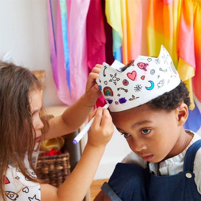 Sarah's Silks Rainbow Sky Coloring Crown