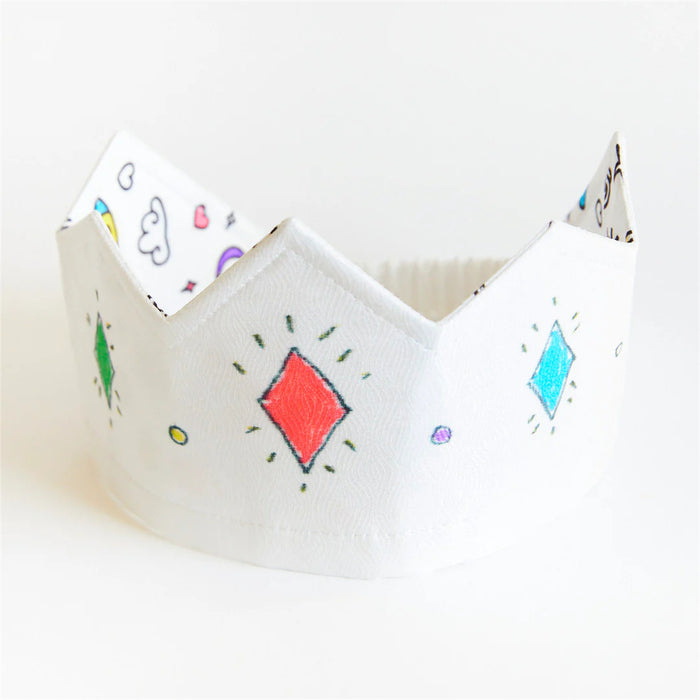 Sarah's Silks Rainbow Sky Coloring Crown