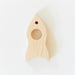 Wooden Toys Sarah's Silks Wooden Toy - Rocketship - Maple