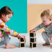 Wooden Building Blocks The Freckled Frog Fun with Chalk! Wooden Cubes