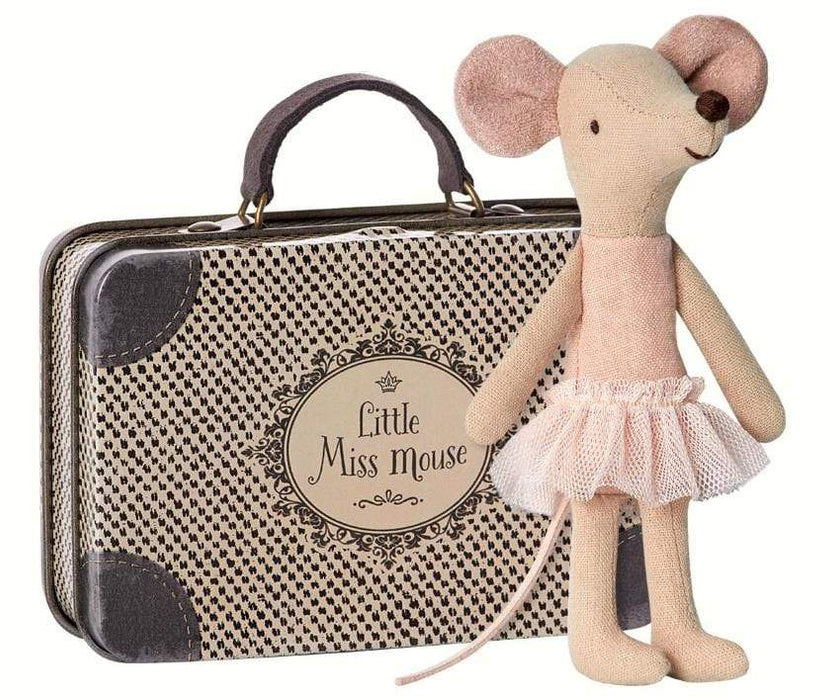 Toys Maileg Ballerina Mouse in suitcase