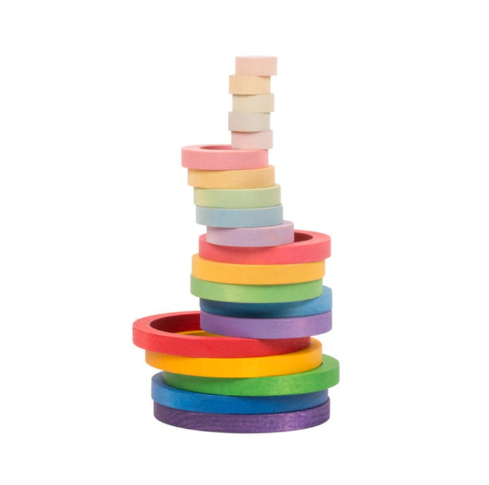 Wooden Toys Grapat Nest Rings 24 Pieces