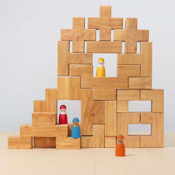 Wooden Building Blocks Grimm’s Building Set Stairway