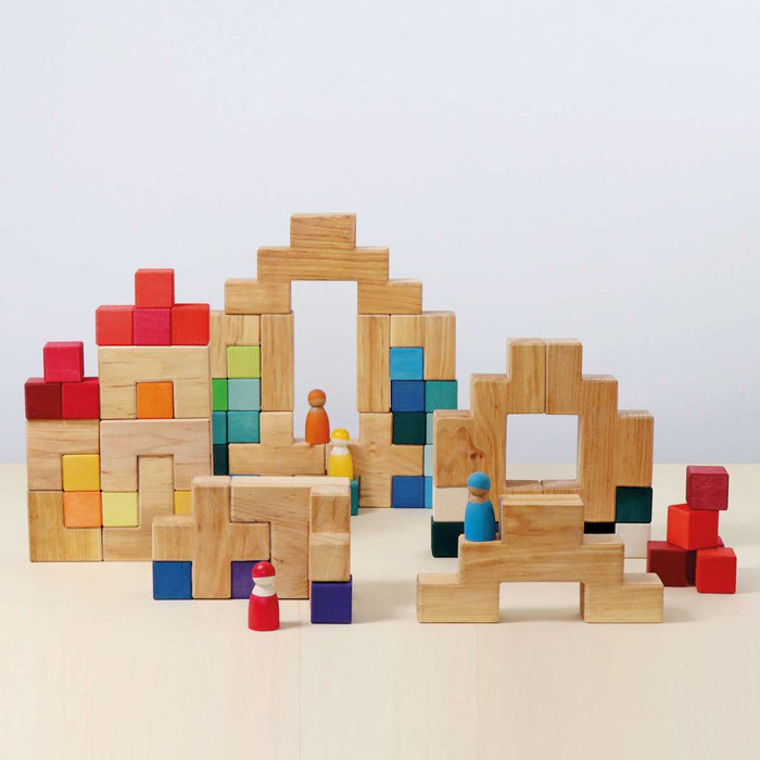 Wooden Building Blocks Grimm’s Building Set Stairway