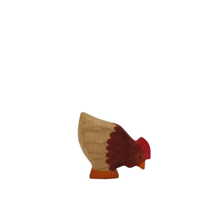 Animal Figurine HolzWald Hen picking 4262389072160