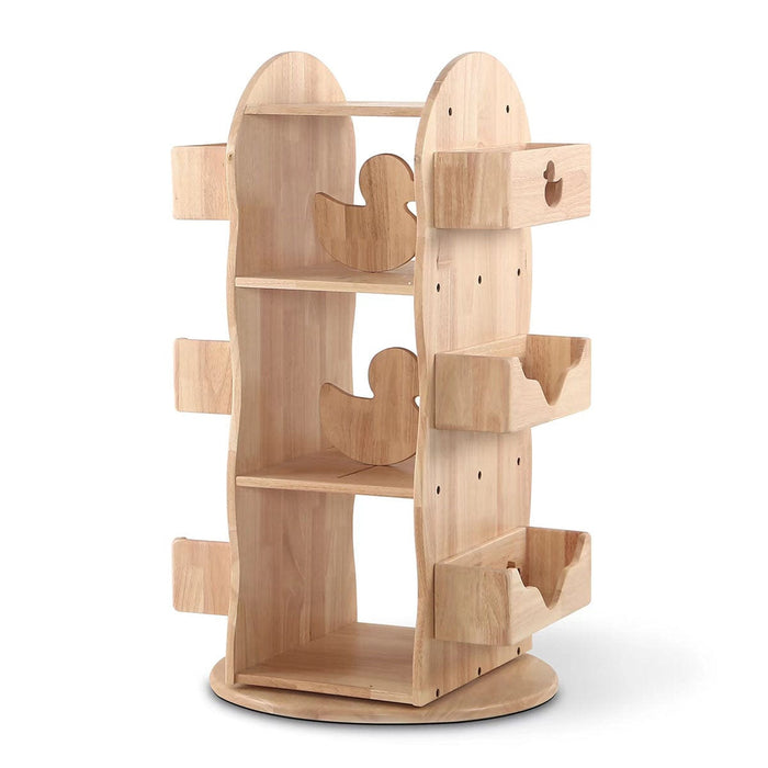 My Duckling Revolving Solid Wood Bookcase — Toypark Australia